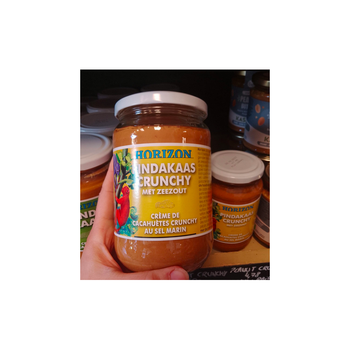 Crème cacahuètes crunchy salé – 650g (grand) – Horizon