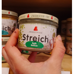 Tartinade Streich BASILIC bio – 180g – Zwergenwiese