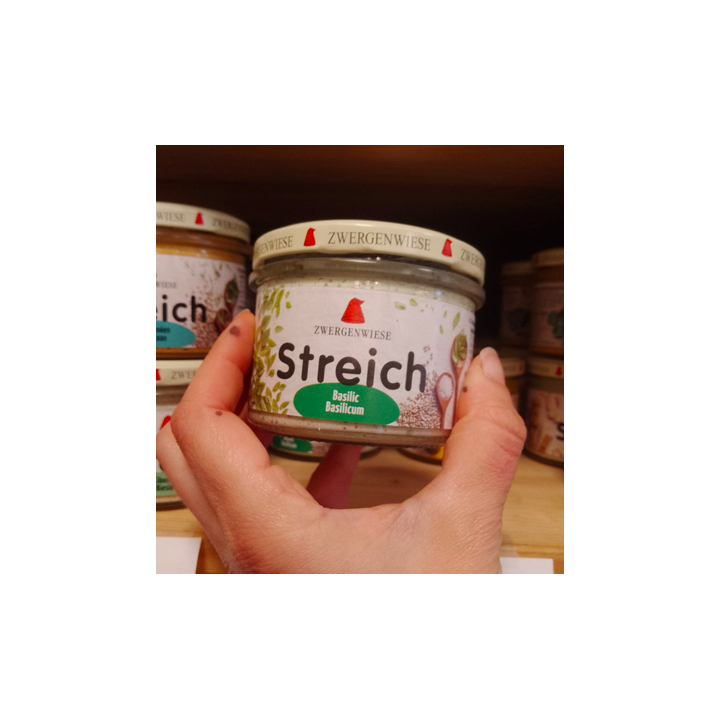 Tartinade Streich BASILIC bio – 180g – Zwergenwiese