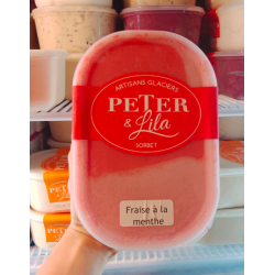 Sorbet fraise menthe - 1L