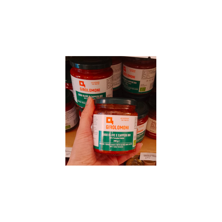 Sauce tomate OLIVES CAPRES Bio – 290g - Girolomoni