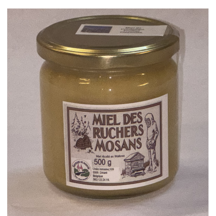 Miel d'été des Ruchers Mosans 500g