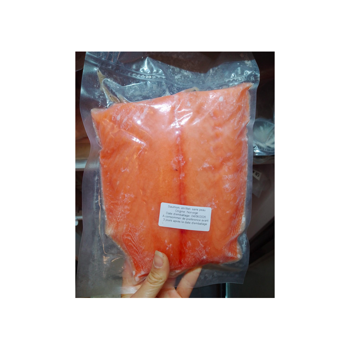 CONGELE - Saumon - filet sans peau - 500g - Mosselman