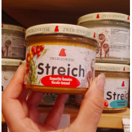 Tartinade Streich ROQUETTE TOMATE bio – 180g – Zwergenwiese