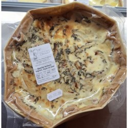 Quiche lardons, oignon,...
