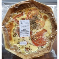 Quiche tomates et chèvre...