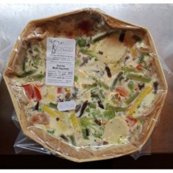 Quiche multi-légumes et...