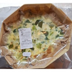 Quiche poireaux et chèvre...
