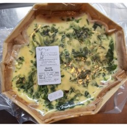 Quiche épinard et lardons...