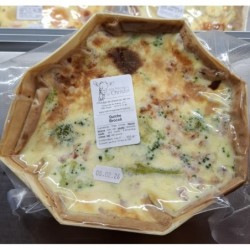 Quiche brocolis et lardons...