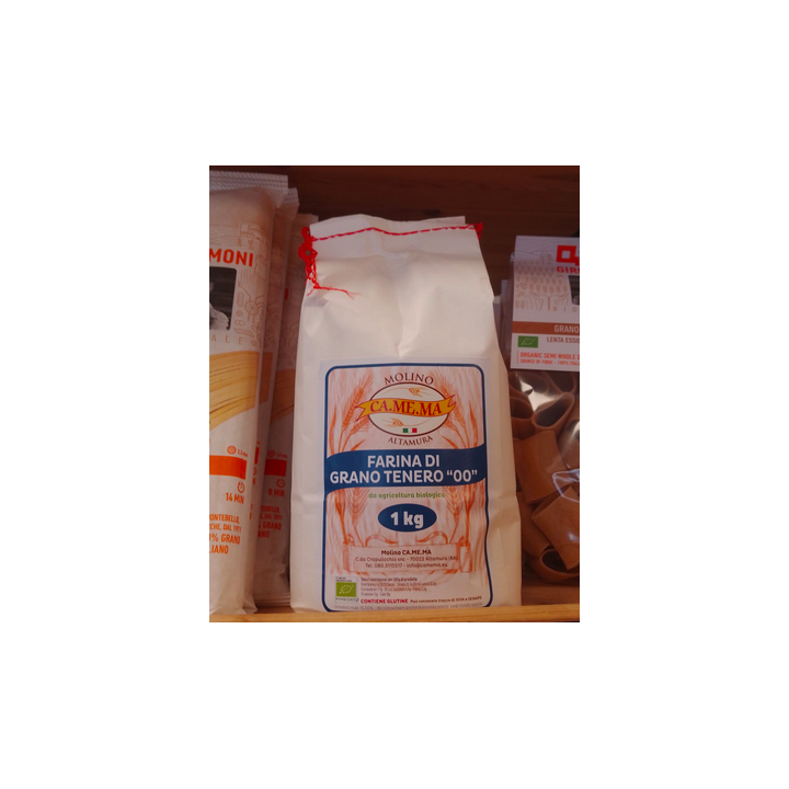 Farine grano tenero 00 bio – 1kg – CA.ME.MA