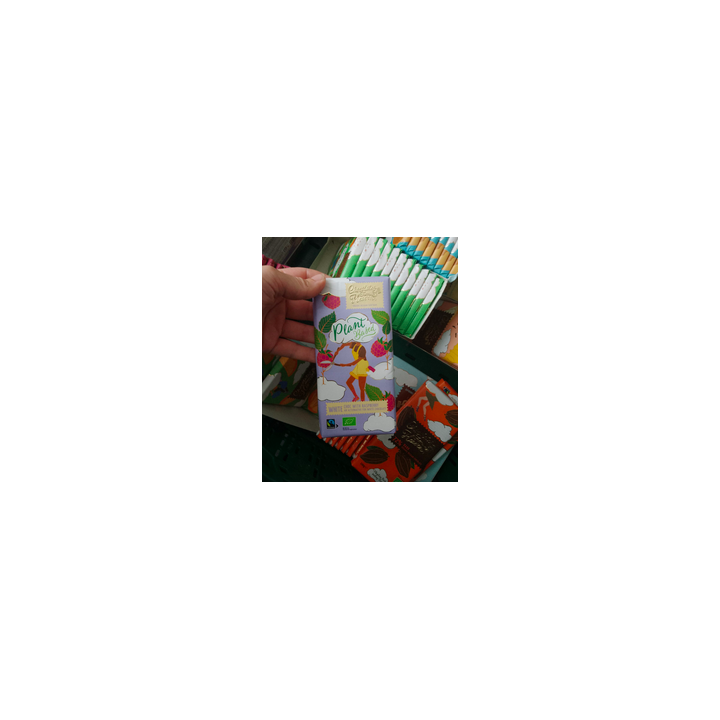 Chocolate from heaven - White rasberry PLANT BASED BIO - 100g