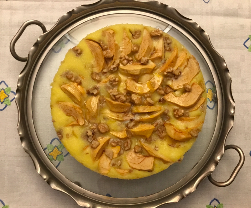 Gateau aux pommes et aux noix