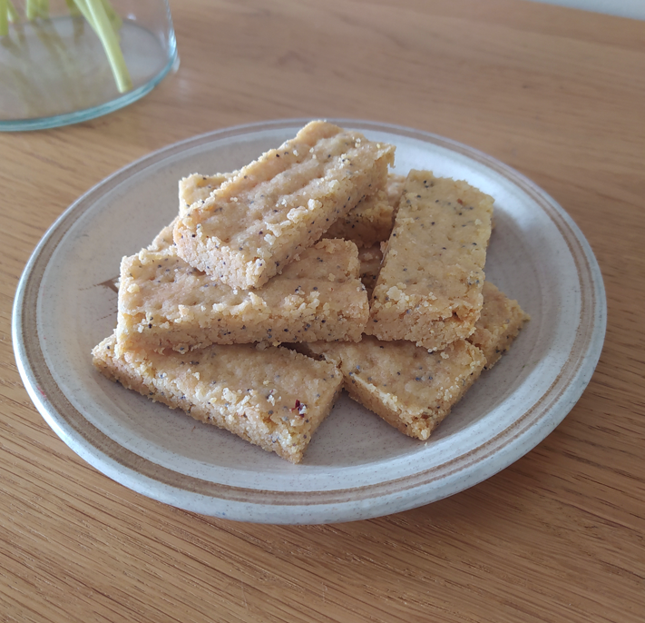 Biscuits ultra sablés à la polenta